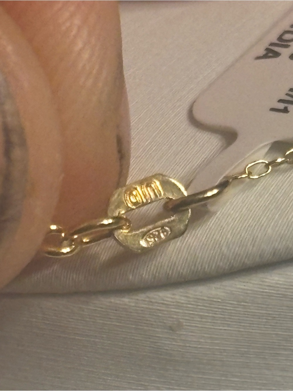 Kohls Gold Cross Pendant Necklace with Lab Diamonds - Retails $100.00 - Picture 3 of 5